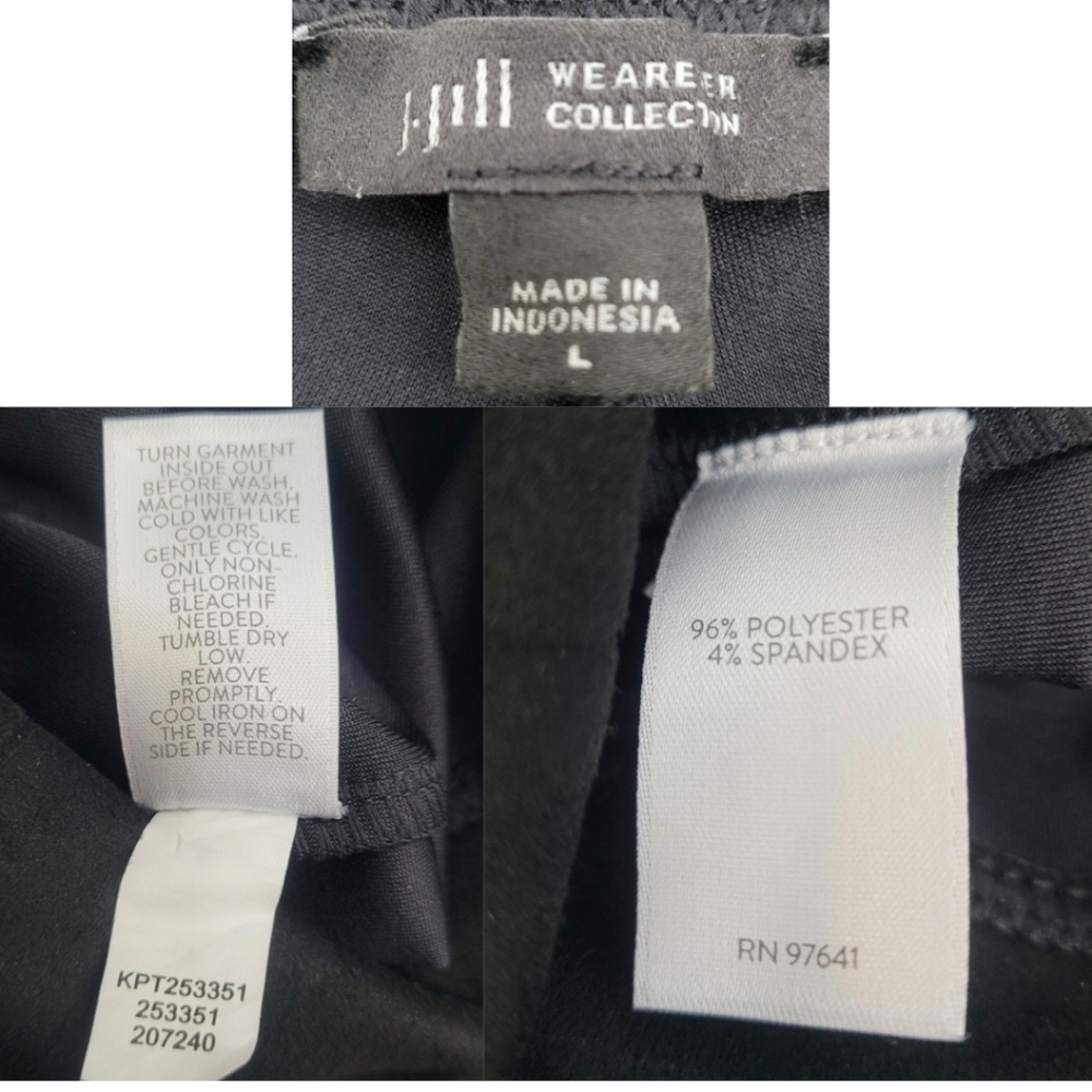 J. Jill Wearever Collection Smooth Faux Suede Ankle Leggings/Pants Sz Large - Picture 5 of 15